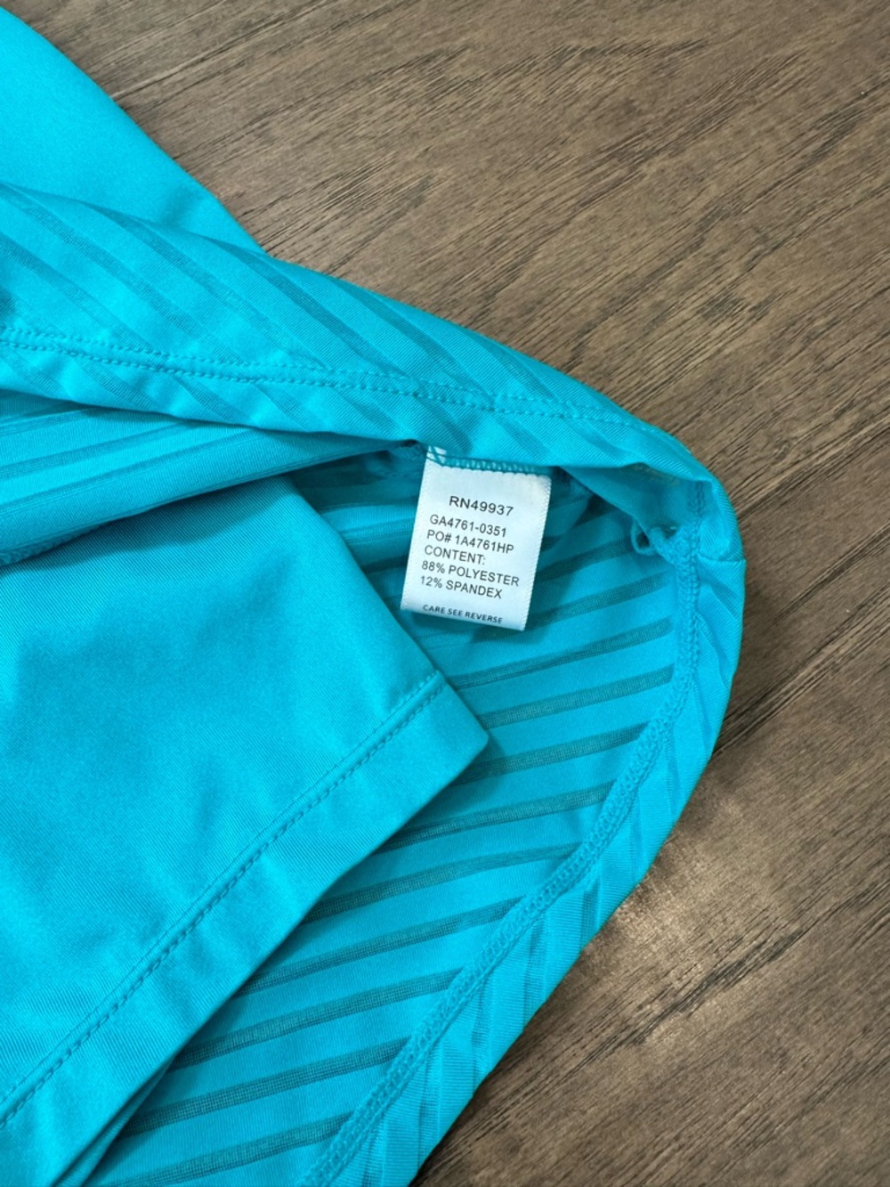 Tail Golf Skort with Ruffle Hem Teal/Turquoise Skirt Tennis - Picture 7 of 10